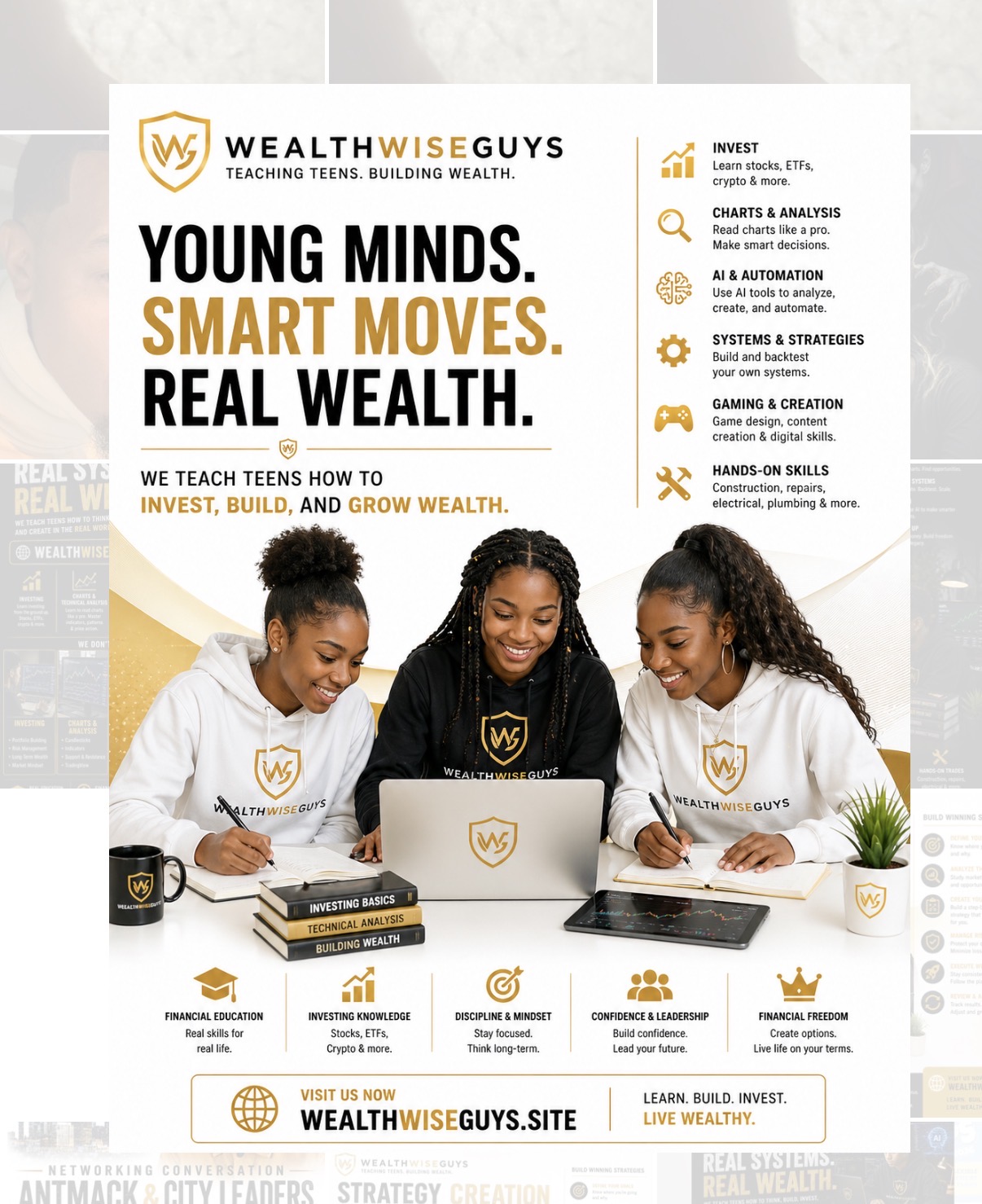 WealthWiseGuys program overview: young minds, smart moves, real wealth